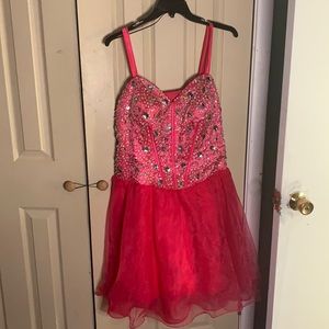 Pink homecoming dress